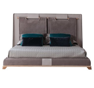 Кровать Tecni Nova серого цвета 160х200
