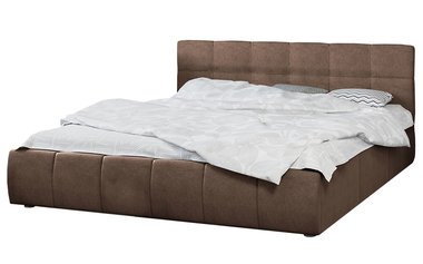 Кровать с подъемным механизмом Fawaris 160х200 коричневого цвета