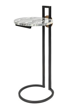 Приставной столик Point со столешницей бело-серого цвета
