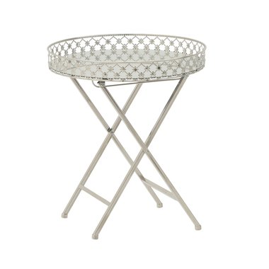Сервировочный стол-поднос Montfoort серебряного цвета