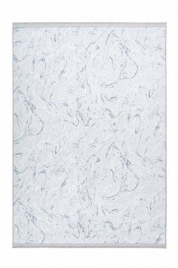 Рельефный ковер Peri 160x220 серого цвета