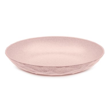 Тарелка суповая Club organic розового цвета
