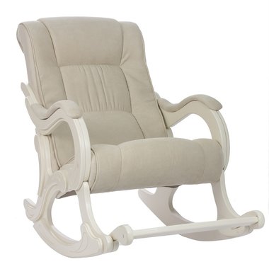 Кресло-качалка Модель 77 с отделкой Verona Vanilla