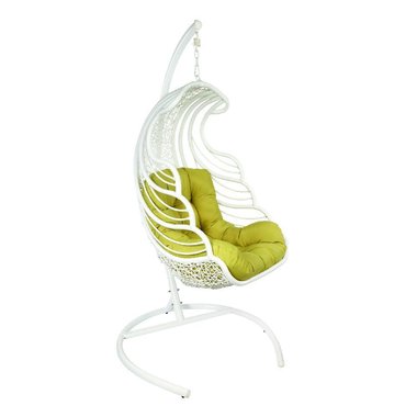 Кресло подвесное Shell белого цвета