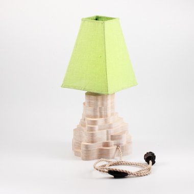 Настольная лампа Stratum Green-White