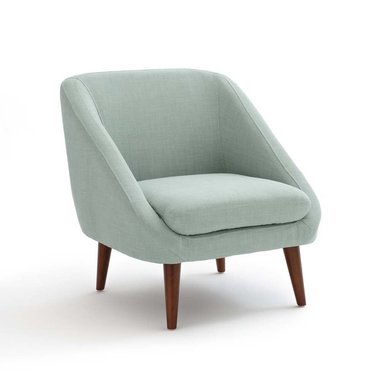 Кресло винтажное Smon светло-зеленого цвета