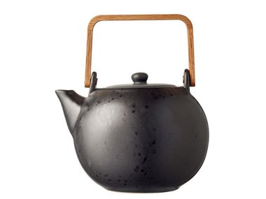 Заварочный чайник Simpl с ситечком черного цвета