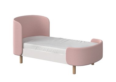 Кровать Kidi Soft 67х137 бело-розового цвета