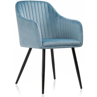 Обеденный стул Slam синего цвета