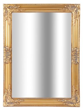 Настенное зеркало Antique в раме золотого цвета  