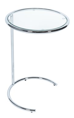 Приставной столик Lead S серебряного цвета