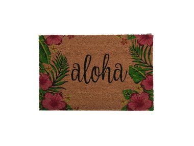 Коврик придверный Aloha 40х60 светло-коричневого цвета 