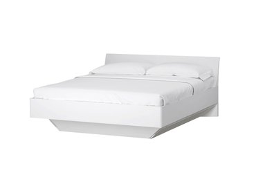 Кровать с основанием под матрас Токио 180х200 белого цвета