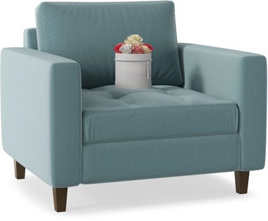 Кресло Geradine голубого цвета