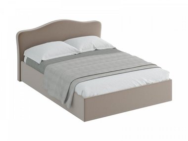 Кровать Queen Elizabeth L серого цвета 160х200