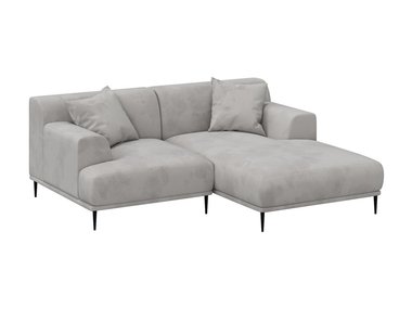 Угловой диван правый Portofino серого цвета