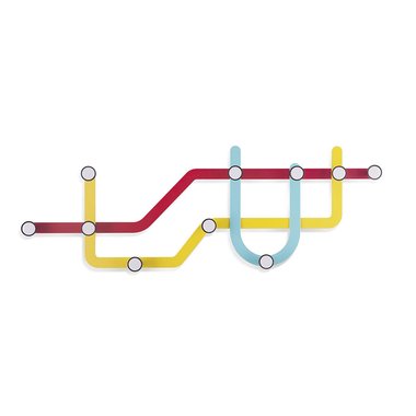 Вешалка Umbra subway разноцветная