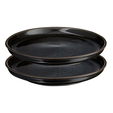 Набор из двух тарелок Cosmic kitchen черно-синего цвета