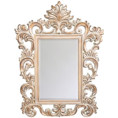 Настенное зеркало Орсини с фрагментарной золотой патиной