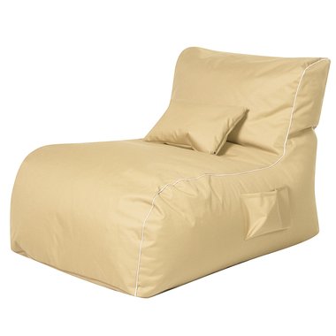 Кресло-лежак Оскар бежевого цвета