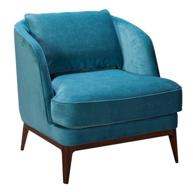 Кресло Окланд голубого цвета