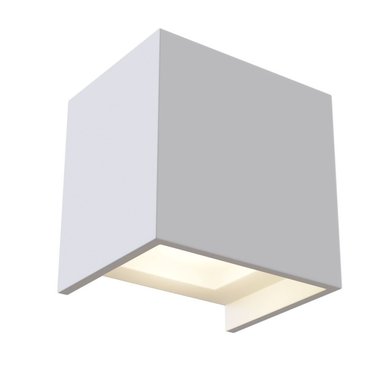 Настенный светодиодный светильник Parma из белого гипса