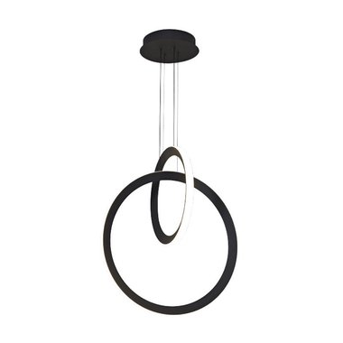 Подвесной светильник Kitesurf черного цвета