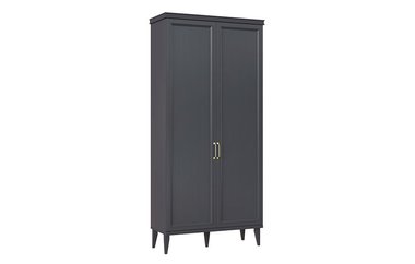Шкаф для одежды Орландо темно-серого цвета