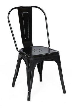 Набор из четырех стульев Loft Chair черного цвета