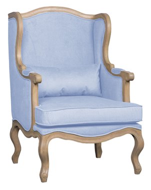 Кресло Сезарина нежно-голубого цвета
