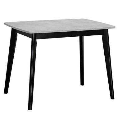 Стол обеденный раскладной Oslo серо-черного цвета
