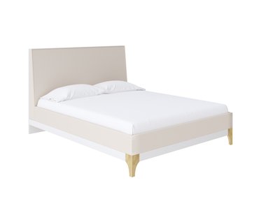 Кровать Odda 160х190 молочного цвета