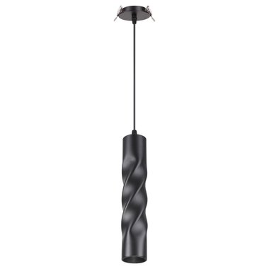 Встраиваемый светодиодный светильник Arte черного цвета