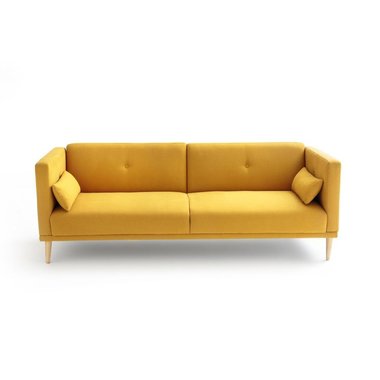 Диван-кровать раскладной Loan желтого цвета