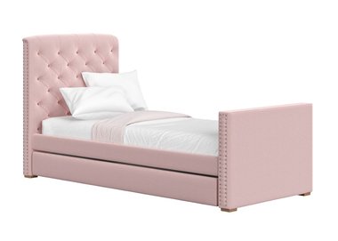 Кровать подростковая Elit soft 90х200 розового цвета