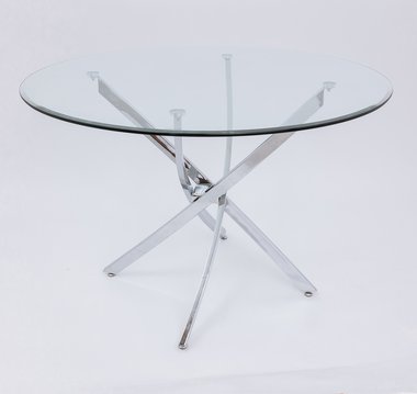 Обеденный стол Flor со стеклянной столешницей 
