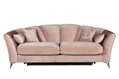 Диван-кровать Annette розового цвета