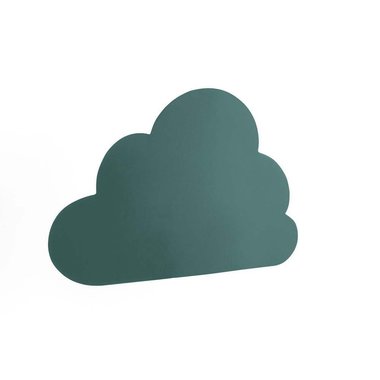 Ночник в форме облака из металла Hodei зеленого цвета