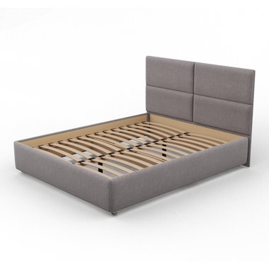 Кровать с основанием Риальто 160х200 серо-бежевого цвета