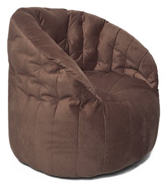 Кресло мешок Энджой Maserrati 09 XL темно-коричневого цвета