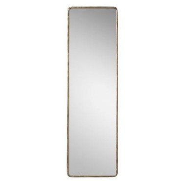 Напольное зеркало в металлической раме Tirramus 60х200 латунного цвета