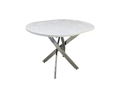 Раздвижной обеденный стол Андромеда серого цвета