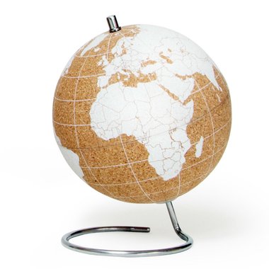 Пробковый глобус Cork Globe для путешественников