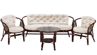 Комплект мебели Багамы XL бежево-коричневого цвета