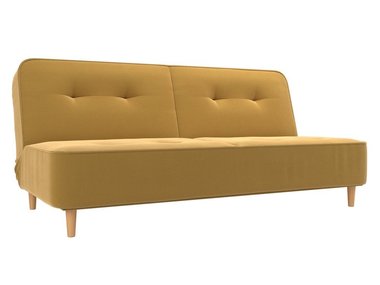 Прямой диван-кровать Потрленд желтого цвета