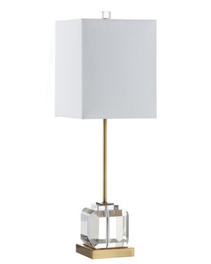 Настольная лампа Кеннет с белым абажуром 