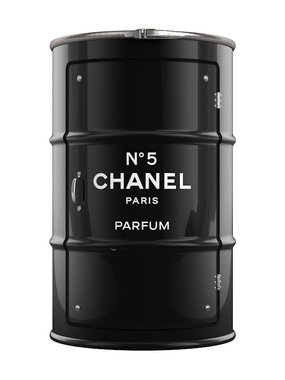 Барный стол-комод Chanel черного цвета