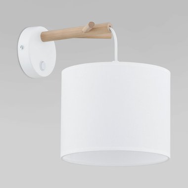 Настенный светильник Albero White с белым абажуром