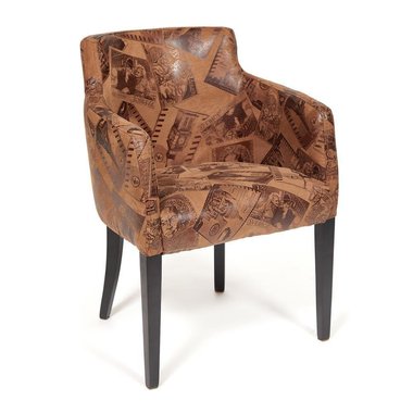 Кресло Knez коричневого цвета