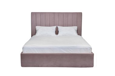 Кровать Andrea 160х200 сиреневого цвета с подъемным механизмом 